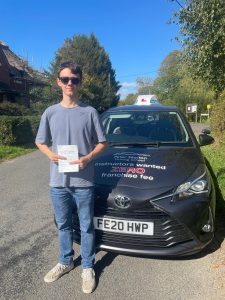 Charley Willson - first time pass Newbury test centre